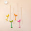 Cat Toy Cat Teaser Sticks Wooden Cat Stick Moon Rattan Molar Bite-resistant Cat Stick Cat Toy
