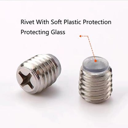 Glass Clamp Combination Fixing Clip for Showcase Fish Tank Cabinet Garden Fence Ceramic Tile Splicing DIY Panel Reinforced Clip