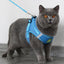 Breathable Cat Harness with Leash Anti-Escape Cat Vest Harness Collar for Kitten Pet Accessories Adjustable Puppy Harness Leads