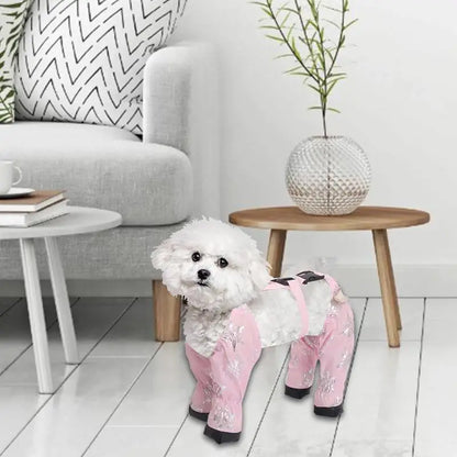 Suspender Boots For Dogs Dog Shoes For Large Dogs Waterproof Winter Snow Boots Never Lose A Bootie On Hot Or Snowy Days