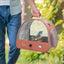 Bird Carrier Bag Travel Bird Backpack Cage Pet Transparent Travel Cage Organizer for Birds Small Pets Hamsters Rabbits Parrots