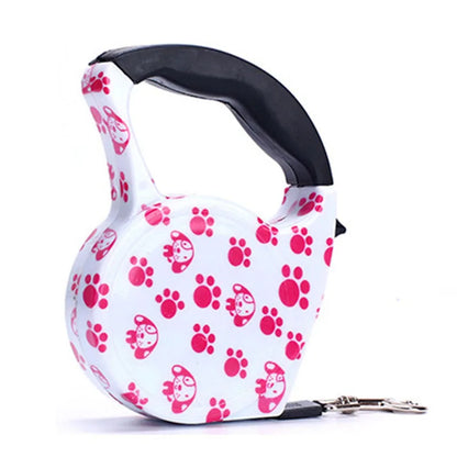 5m Durable Dog Leash Automatic Retractable Nylon Dog Lead Extending Puppy Walking Leads for Small Dog Chihuahua Pug Pet Supplies