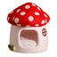 Pet  Warm Bed Cave Nest Mushroom Shape Cat Winter Tent Warming Puppy House Cozy Kitten Sleeping Tent Cave Beds For Small Pets