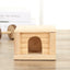 Hamster Natural Wooden House Hamster Climbing Toy Small Pet Toys for Hamster Squirrel Guinea Pig Rat Small Animals Accessories