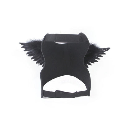 Angel Wings Pet Dogs Accessories Festival Halloween Puppy Costume Clothes Black White Cosplay Jacket Luxury Designer Pet Items