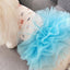 2024 Hot Pet Summer Tutu Skirt Bow Printed Mesh Fashion Petticoat Skirt Small Dog costume Teddy Summer Two Legged Clothes Thin