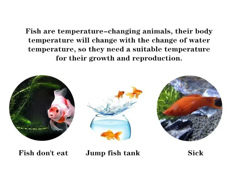 Aquarium Waterproof  Thermometer LCD Digital Fish Tank Submersible Thermometer Meter Temperature Control with Suction Cup