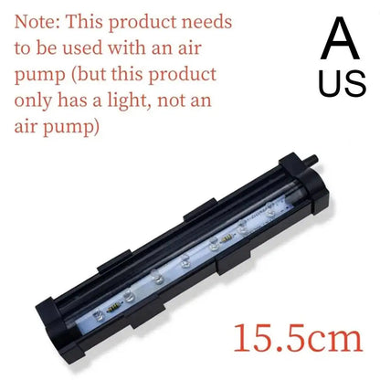 Fish Tank LED Bubble Light Colorful Light With Aquarium Remote Control Color Changing Bubble Light LED Diving Light Fish Tank