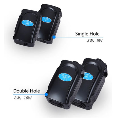 220~240V Silent Aquarium Oxygen Air Pump Fish Tank Adjustable Air Volume High Power Oxygenator Air Compressor Aerator ﻿3/5/8/10W