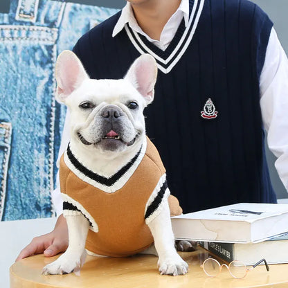 Winter Dog Fleece Sweaters For Large Medium Little Dogs Warm Small Dog Clothes Korea For French Bulldog Chihuahua Cute Pug York