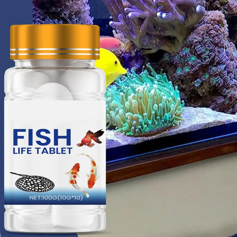 Fish Tank Salt Aquarium Salt Freshwater Tablets Aquarium Fish Tank Marine Salt Freshwater Aquarium Salt Saltwater Flakes