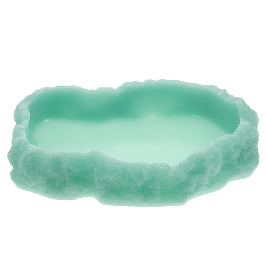 Luminous Water Bowl Reptile Feeding Dish Amphipod Turtle Feeder Pet Supplies Reptiles Incubator Shine Leopard Print