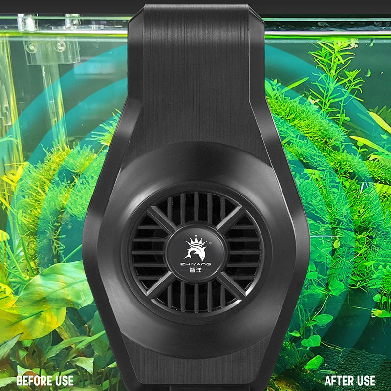 1Pcs Aquarium Fish Tank Cooling Fan System Chiller Control Reduce Water Temperature Fan Set Cooler Aquarium cooling fans