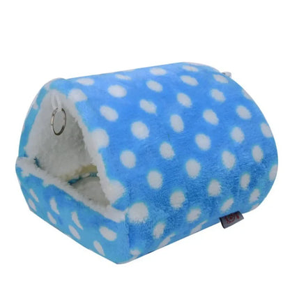 Warm Hamster House Hammock Cotton Cage Sleeping Nest Pet Bed Rat Hamster Toys Cage Swing Small Animal Hamster Houses