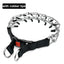 Strong Dog Prong Collar for Dogs Adjustable Detachable Dog Training Collar with Quick Release Buckle for Small Medium Large Dogs