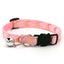 Cat Dog Collar Gold Color Stars and Moon Pet Collar with Bell and PP Material Separator Reflecting Safety Bucket Solid Safe