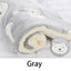 Pet Sleeping Mat Dog Bed Cat Bed Soft Hair Thickened Blanket Pad Fleece Home Washable Warm Bear Pattern Blanket Pet Supplies
