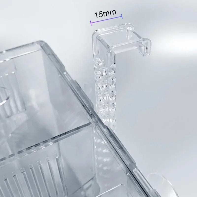 Aquarium Accessories Acrylic Fish Breeding Isolation Box Fish Tank Aquarium Breeder Double Guppies Hatching Incubator