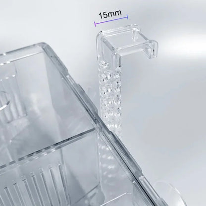 Aquarium Accessories Acrylic Fish Breeding Isolation Box Fish Tank Aquarium Breeder Double Guppies Hatching Incubator