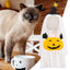 Halloween Costume for Dogs Witch Hat Pumpkin White Ghost Costume Fancy Dress for Dogs Cats Pet Outfits for Halloween Cosplay