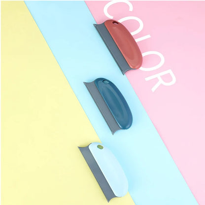 Hair cleaning brush Pet soft rubber tooth comb sticky hair dispenser soft silicone tricolor hair removal brush pet products