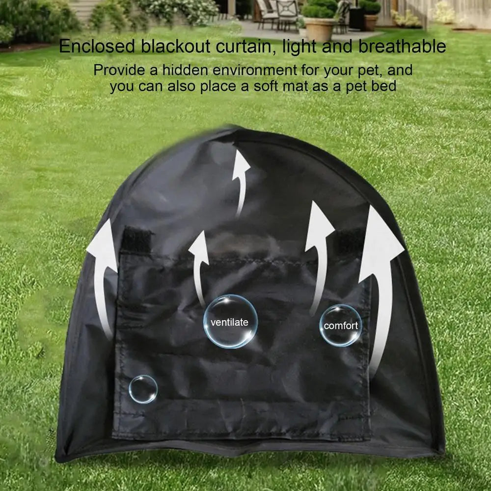 Portable Outdoor Dog Sunshade Breathable Foldable Dog Tent For Beach Anti-UV Small Animal Sun Shelter Puppy Beach Sun Shelter