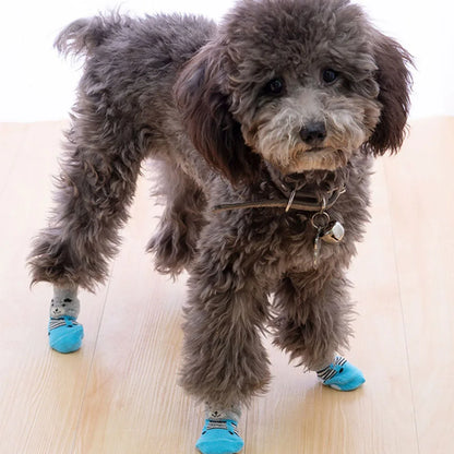 Dog Socks for Small Medium Dogs Non Skid Pet Puppy Grip Socks Paw Protectors Indoor Traction Control Socks for Hardwood Floor