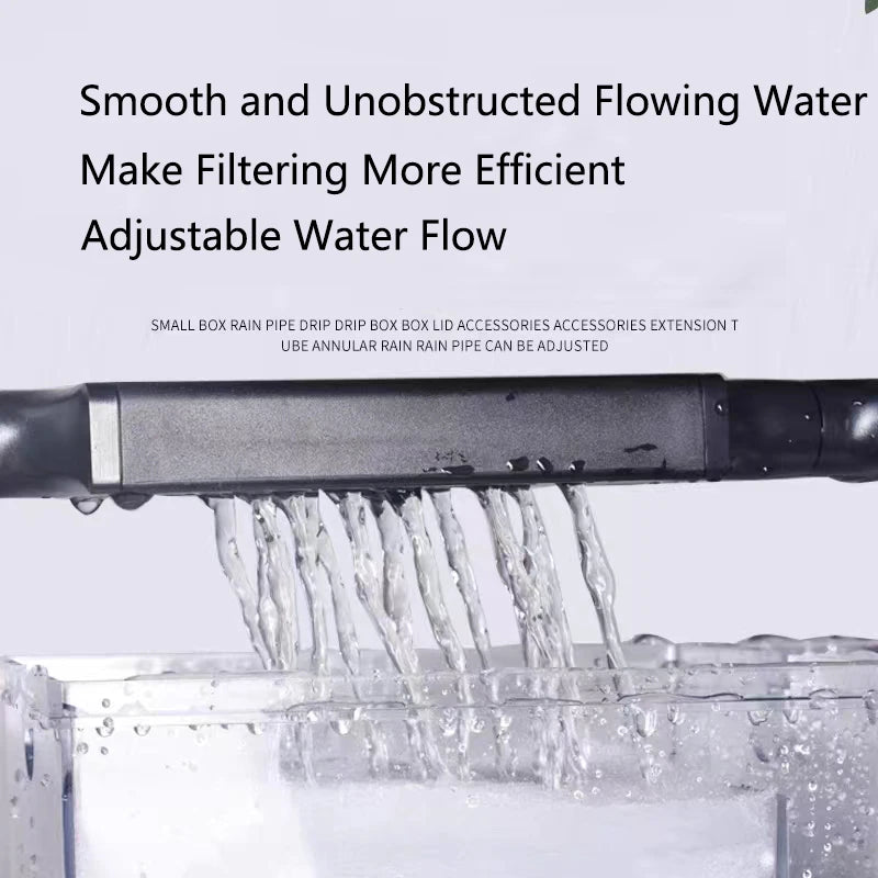 fish tank water flow accessories Adjustable Aquarium Fish Tank Filter Rain Spray Bar Unit Outflow Pipe – Whiskers Way