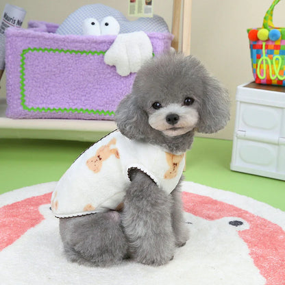 Pet Dog Clothes Winter Fleece Dog Vest Coat Plus Warm Jacket for Small Dogs Cats Clothing Puppy French Bulldog Chihuahua Apparel