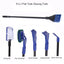 5 in 1 Aquarium Tank Cleaner Set Fish Net Gravel Rake Algae Scraper Fork Sponge Brush Glass Cleaner For Aquarium Cleaning Tools