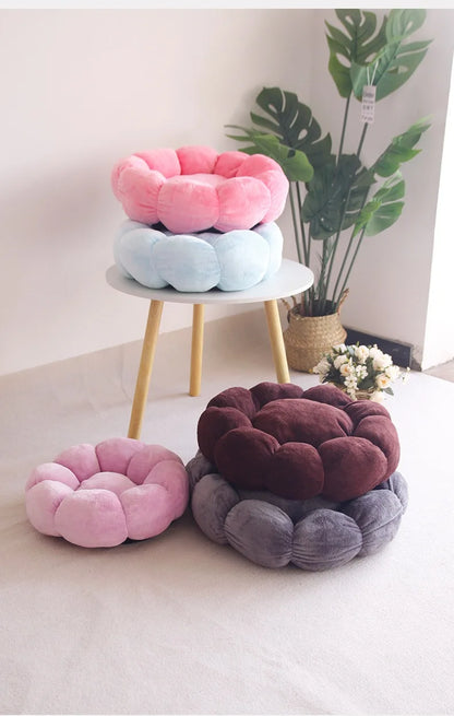 Cat Beds Petal Shaped Winter Warm Sleeping Cat Nest Soft Plush Pet Bed Dog Basket Cushion Cat Bed Cat Cushion Animal Sleeping
