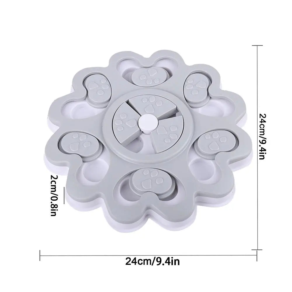 Dog Puzzle Toys Anti-slip Dog Puzzle Toys Blue/Pink/Grey Dog Interactive Toys  For Brain Stimulation And IQ Training
