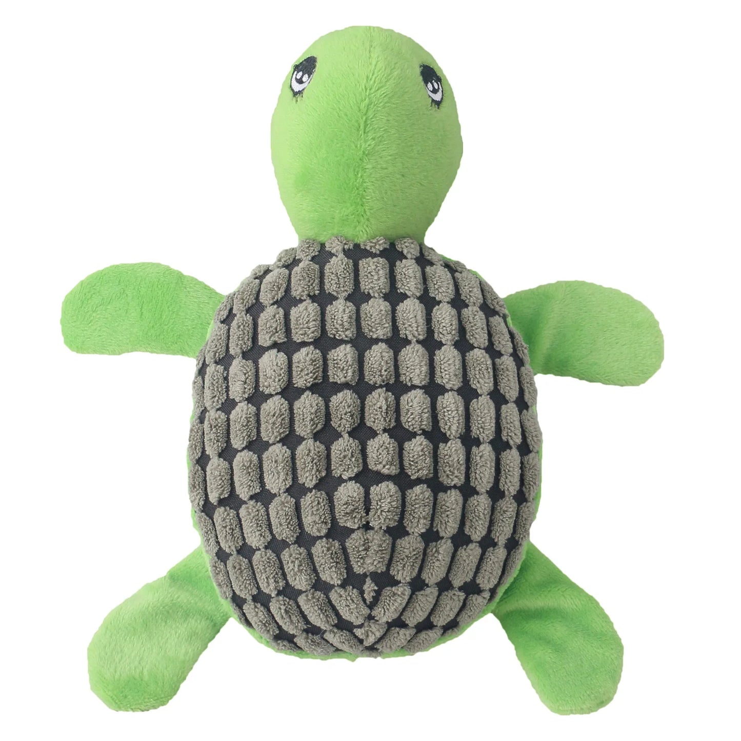 Dog Plush Toy Products Plush Filled Turtle With Rattling Paper Squeaking Marine Animal Pet Dog Toys Fleece Squeak Toys