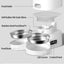 ROJECO 4L Automatic Pet Feeder Button Version Auto Cat Food Dispenser Accessories Smart Control Pet Feeder For Cats Dog Dry Food