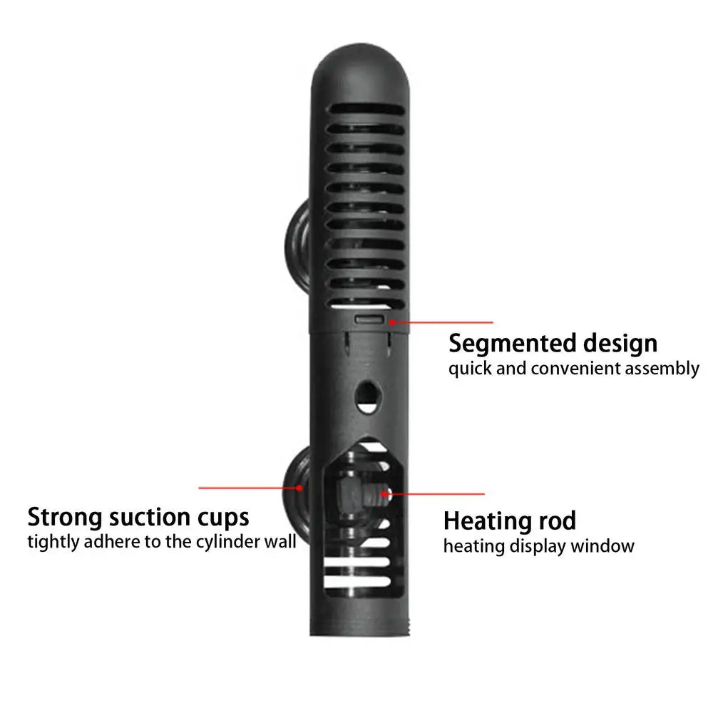 Aquarium Heater Cover Guard Aquarium Fish Tank Heating Rod Sleeve Heat-Resistant With Suction Cups Heater Protectors For Water
