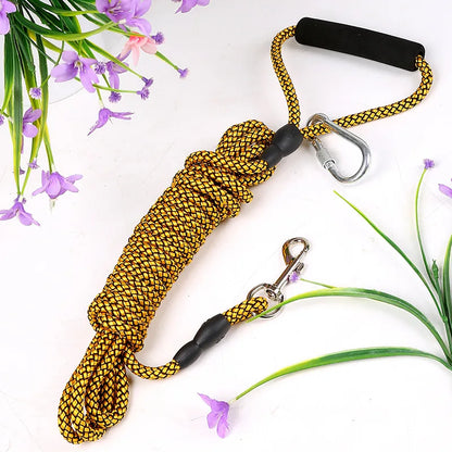 2M/3M/5M/10M Long Pet Leash with Foam Handle Training Round Rope Line Lead Leash For Outside and Yard Small Medium Large Dogs