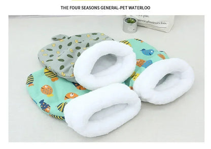 Warm Cat dog Sleeping Bag Soft Cat Bed Comfortable Tunnel Cat Nest Closed Pet House for Cats Lovely Cat Nest