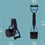 Dog Pooper Scooper Pet Long Handle Jaw Poop Scoop Picker Excrement Collector Clean Tools Outdoor Foldable Animal Feces Cleaner