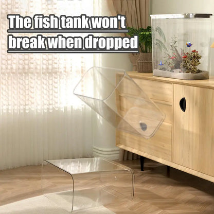 Small Aquarium Small Betta Aquarium Desktop Fish Tank Landscape Turtl Tank Fish Aquarium Tank Decorative Betta Tank For Home