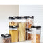 7pcs/set Food Storage Containers Plastic with Lids Kitchen Storage for Rice Sugar Flour Pasta Cereal Storage Containers