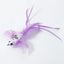 Funny Cat Stick Toy Furry Feather with Bell Cat Stick Toy Kitten Playing Pet Accessories Worm on A String Cat Toys Interactive