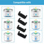 Pet Fountain Replacement Filters 4pcs Animal Fountain Filters For Drinking Water Dispenser Cat Water Fountain Filter Foam Filter
