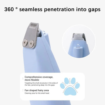 Smart LED Light Pet Electric Shaver Nail USB Charging Anti-Pinch Foot Protection Device Cat Dog Claw Trimmer Efficient