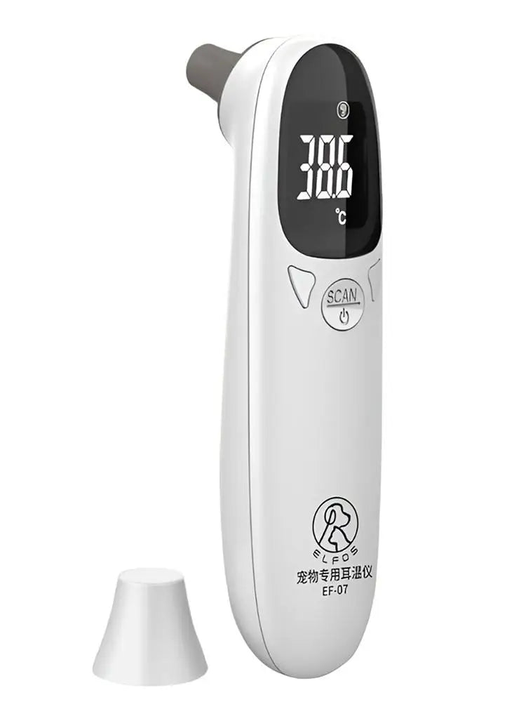 Pet Dog Cat Ear Digital Thermometer Animal Thermometers For Cats Animal Measuring Non-Contact Electronic For Home and Clinic Use