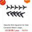 Black  Aquarium Suction Cup Air Tube Holder Sucker for Fish Tank Pump Oxygen Air Tube Fixing Clip  Aquarium Accessories 5pcs