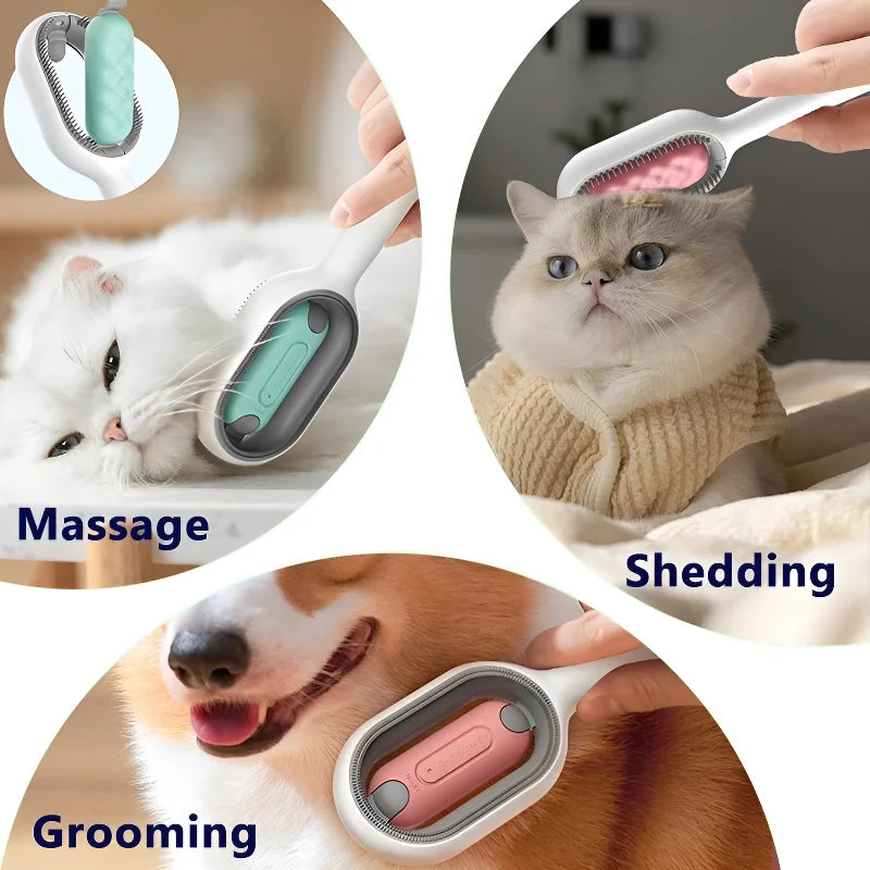 Cats Hair Brushes Grooming Massage Comb Pet Double Sided Hair Remover Brush Dog and Cat Home Accessory cats products for pets