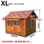 Outdoor Solid Wood Labrador Kennel Waterproof Small Medium Large Dog Cage Golden Retriever Teddy Kennel