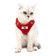 Dog Harness Dog Traction Rope Corduroy Breathable Dog Chest Strap Reflective Pet Chest Strap Walking Rope Set