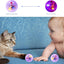 Cat Transparent Glowing Ball Toy Flashing Interactive LED Touch Activated Glowing Ball Suitable Kitten Puppy Running Exercise