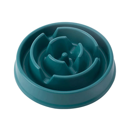 Slow Feeder Dog Bowls Slow Eating Pet Bowls Puzzle Anti-Gulping Interactive Bloat Durable Preventing Choking Healthy Dogs Bowl